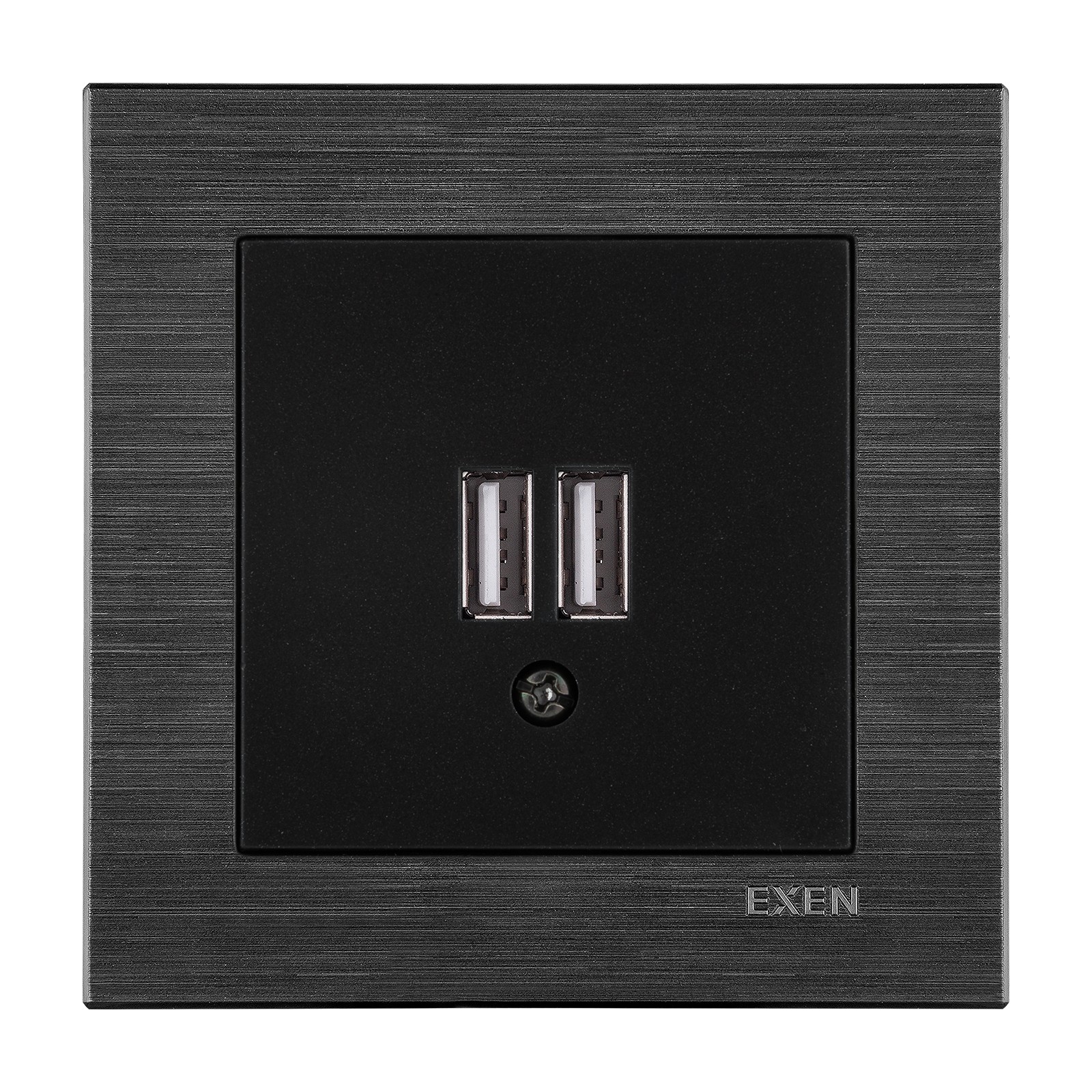 COMFORT SPACE BLACK - METALİK SİYAH 2X USB Şarj Prizi