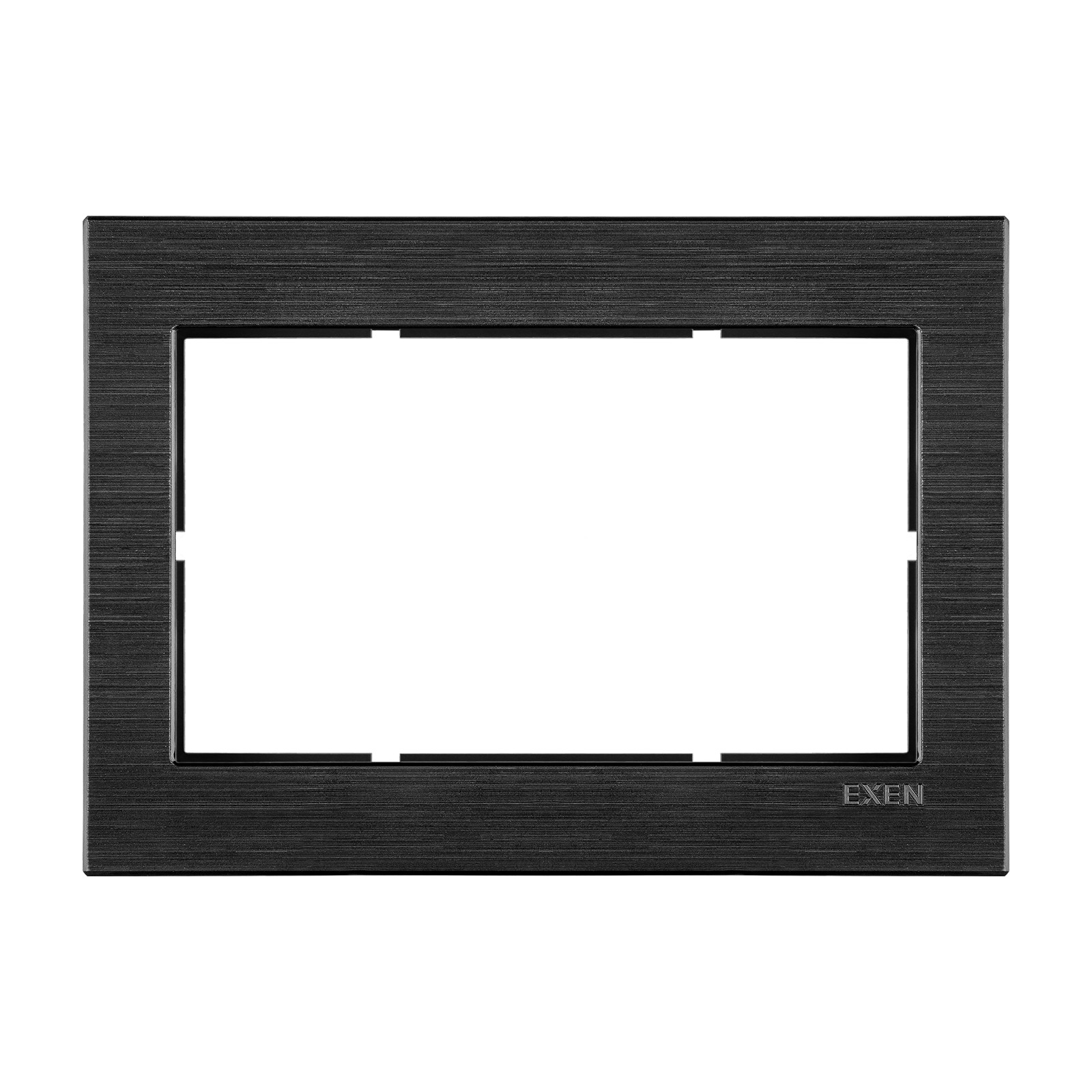COMFORT SPACE BLACK İkili Priz Çerçeve