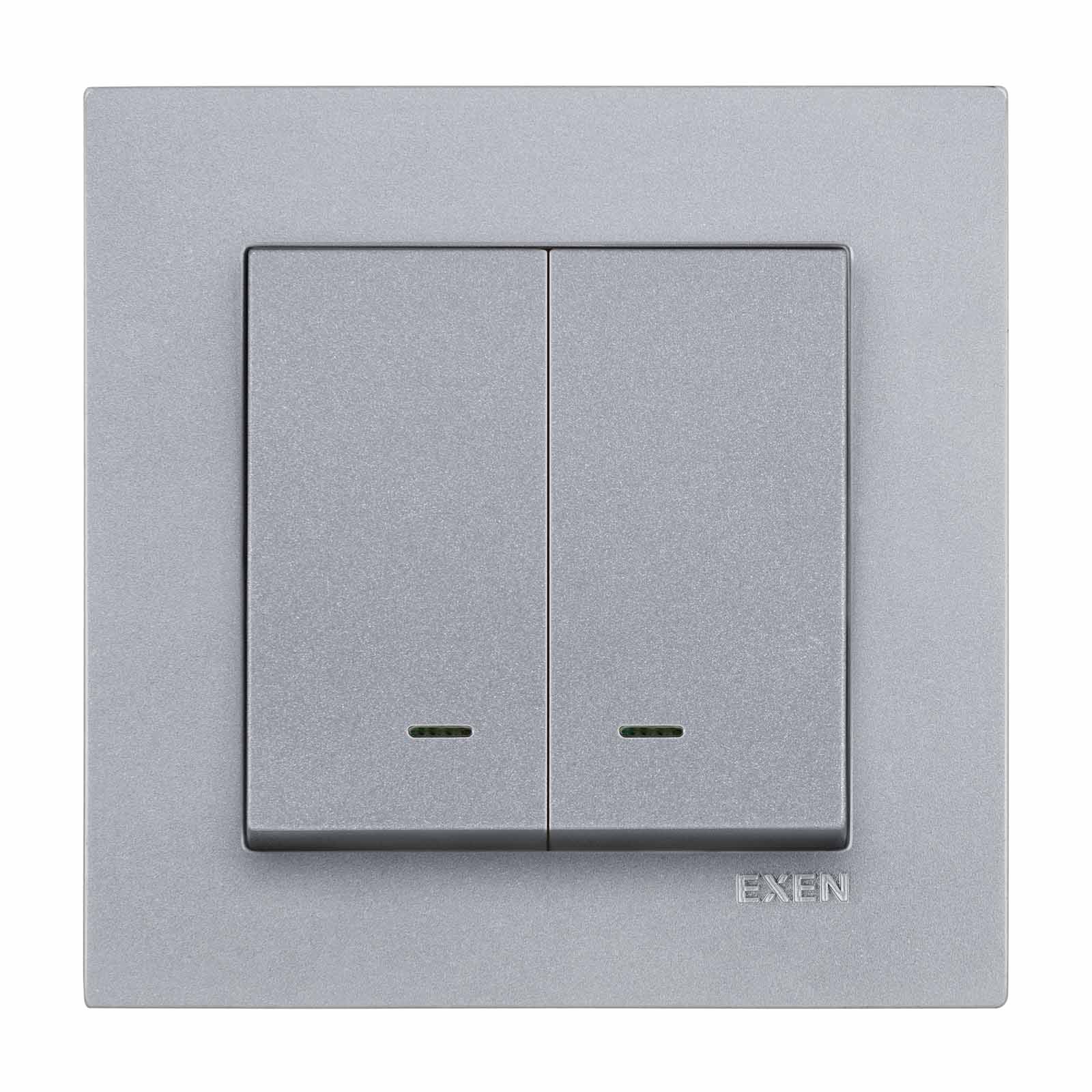 KARELL GÜMÜŞ Işıklı Komütatör