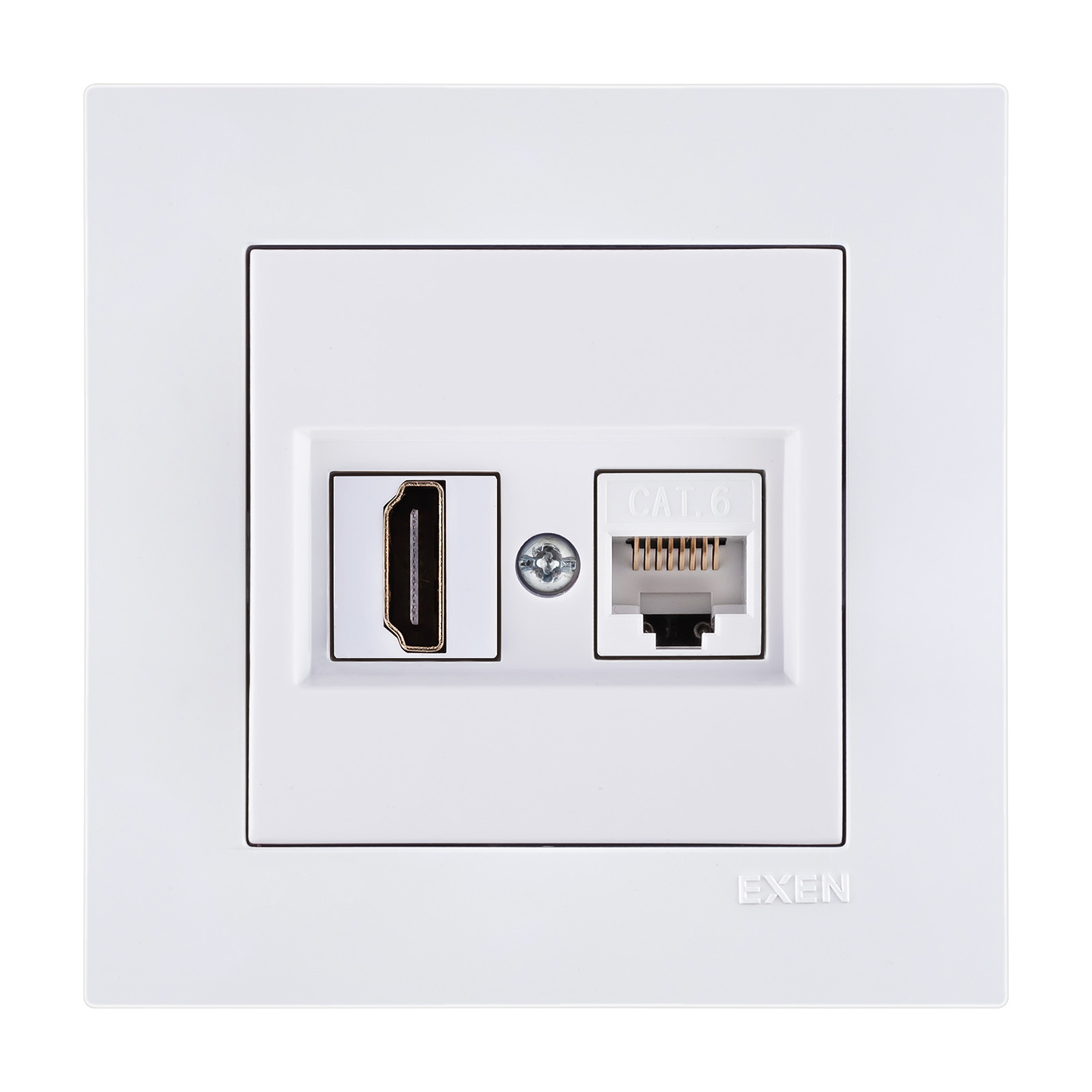 KARELL BEYAZ HDMI+DATA Priz Jaklı