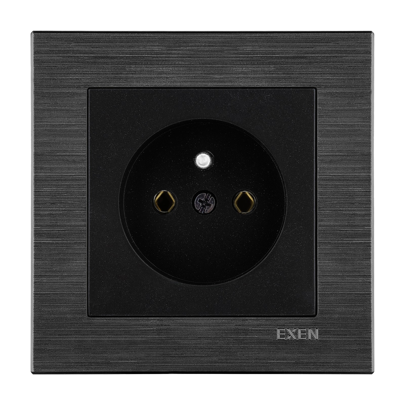COMFORT SPACE BLACK - METALİK SİYAH UPS Topraklı Priz