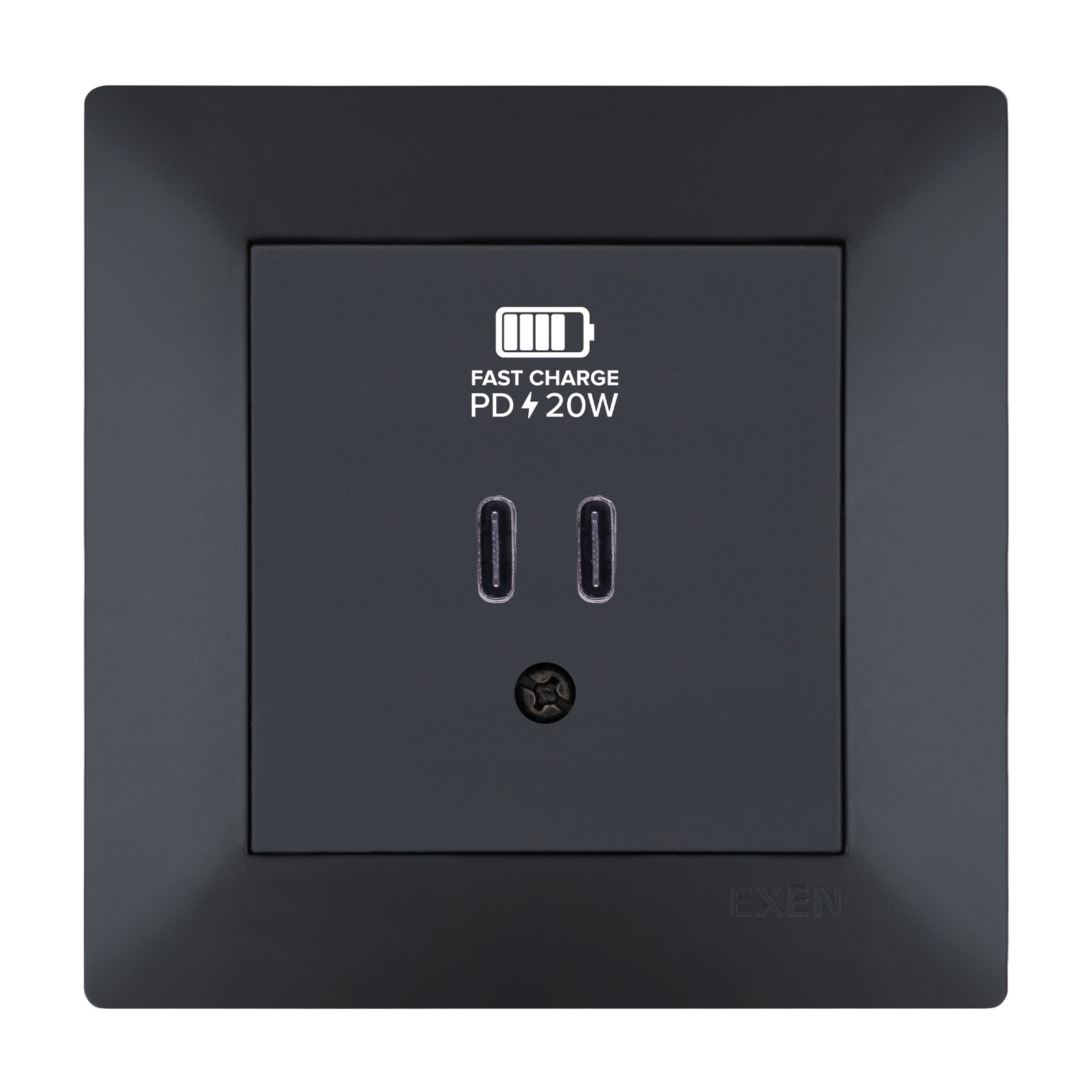 ODAK FÜME 2X USB Şarj Prizi Type-C