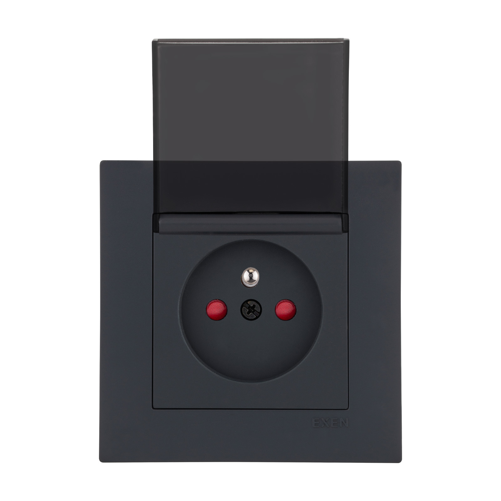 KARELL FÜME Kapaklı Çocuk Korumalı UPS Topraklı Priz