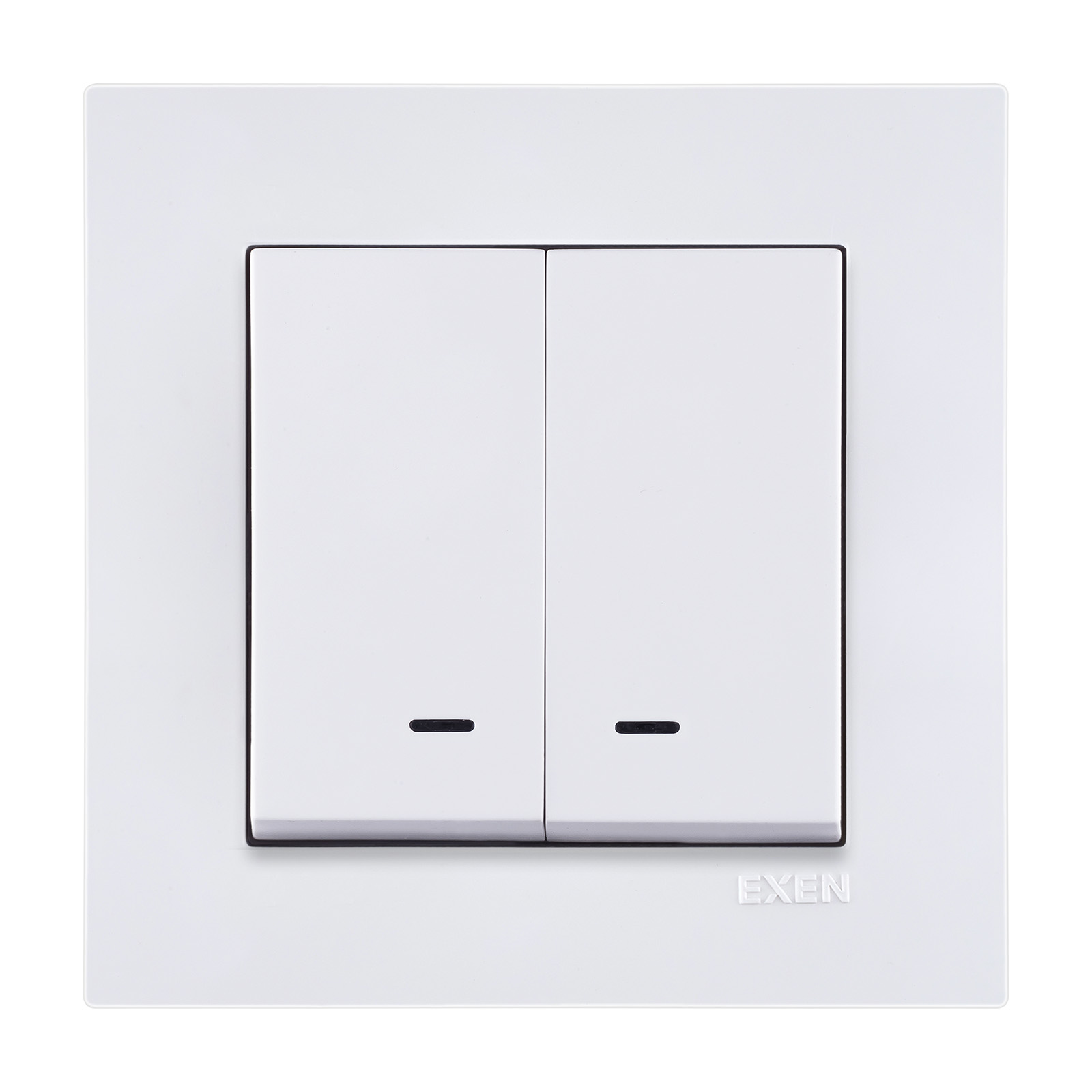 KARELL BEYAZ Işıklı Komütatör