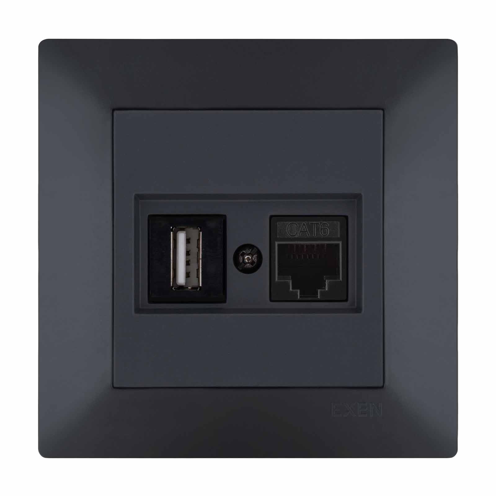 ODAK FÜME DATA+USB Prizi Jaklı (Şarj Edemez)