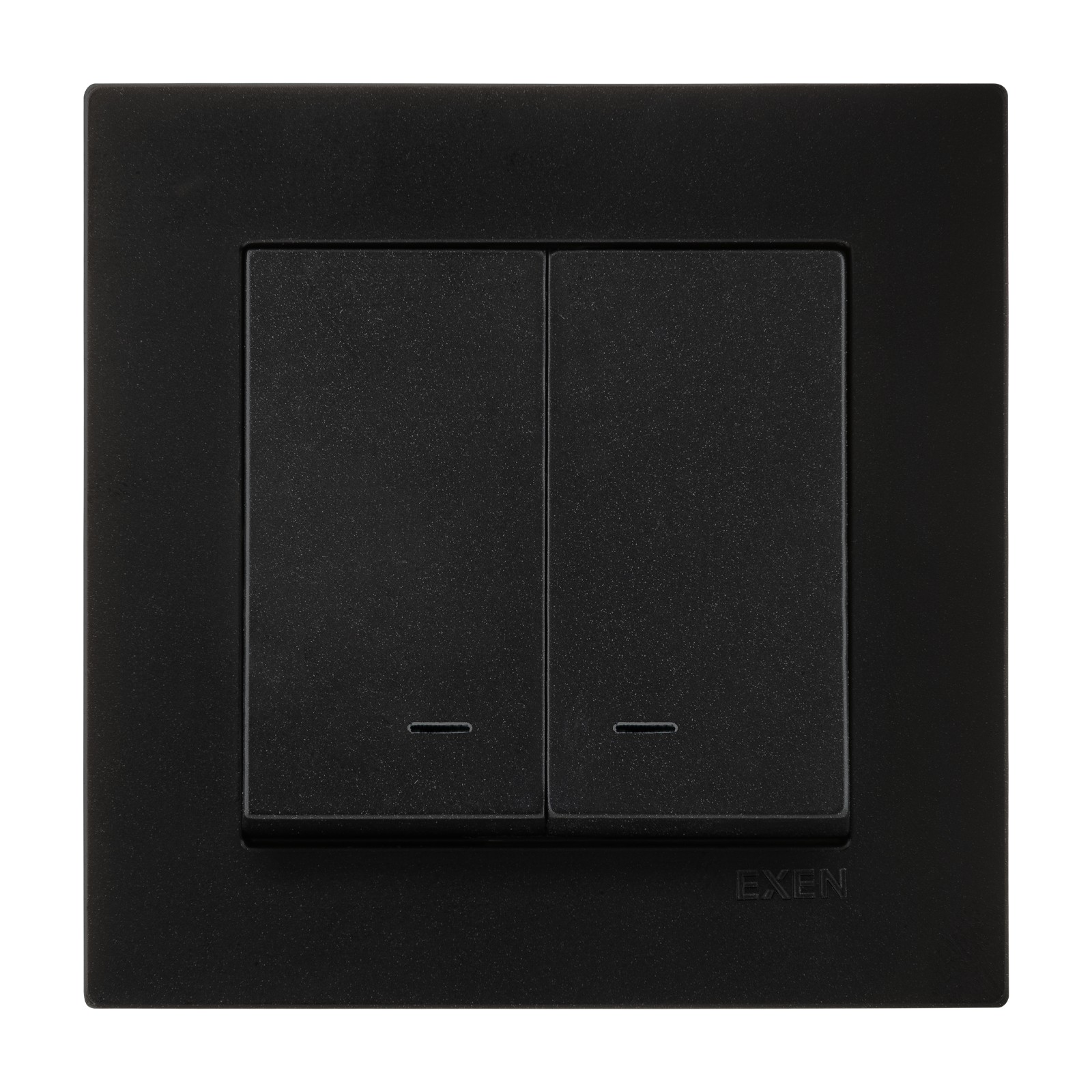 KARELL METALİK SİYAH Işıklı Komütatör