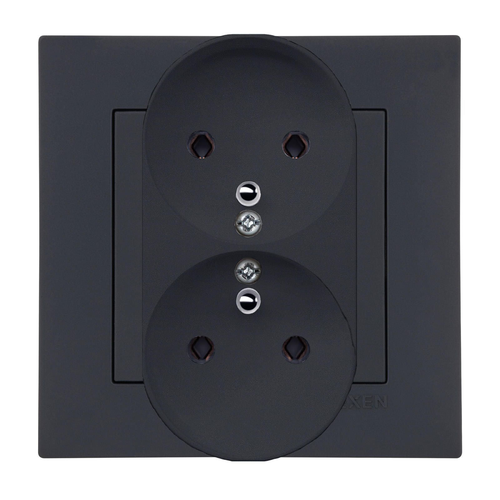 KARELL FÜME İkili UPS Topraklı Priz (Tekli Çerçeve)