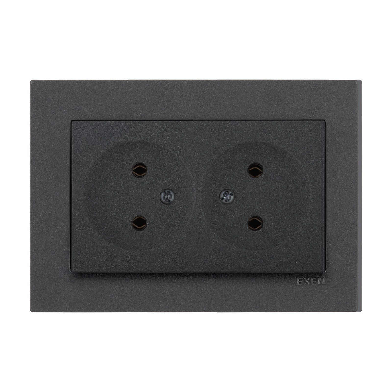 KARELL ANTRASİT İkili Priz