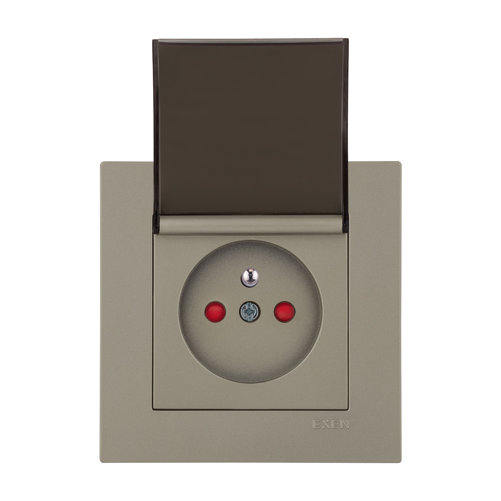 KARELL TİTANYUM Kapaklı Çocuk Korumalı UPS Topraklı Priz